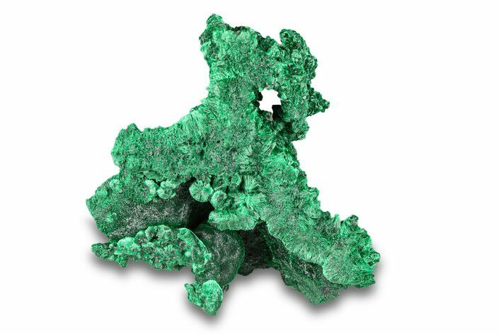 Silky Fibrous Malachite Cluster - DR Congo #294650